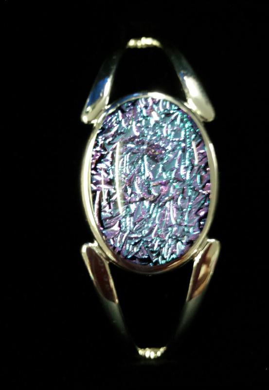 Liquid Crystal - Oval Bracelet - Click Image to Close