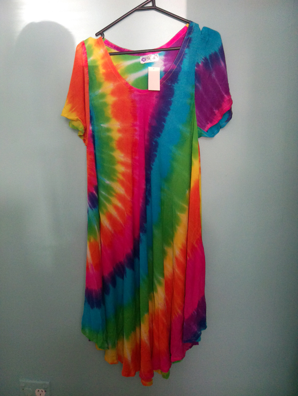 DRESS - Sleeved No Sequins Rainbow