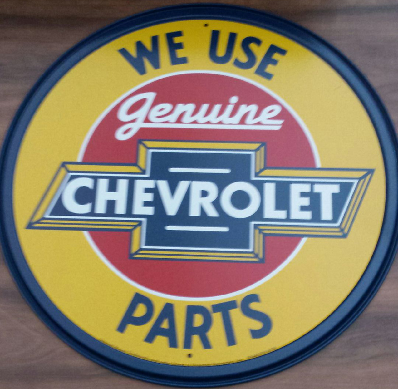 Retro Tin Sign - Chevrolet - Click Image to Close